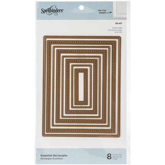 Spellbinders® Nestabilities® Essential Rectangles Etched Dies